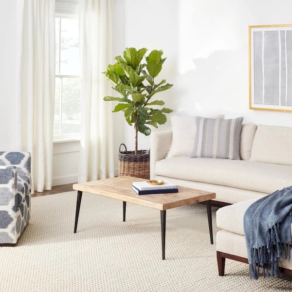 Hooper Handwoven Wool Ivory 6 ft. x 9 ft. Indoor Area Rug