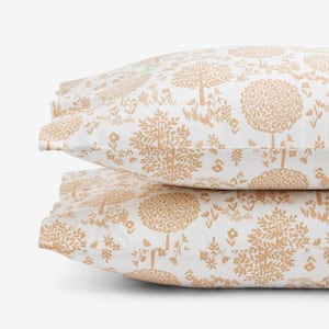 Company Kids Wild Grove White Multi Organic Cotton Percale Standard Pillowcase (Set of 2)
