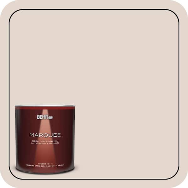 BEHR MARQUEE 1 qt. #770A-2 Kangaroo Tan Matte Interior Paint & Primer