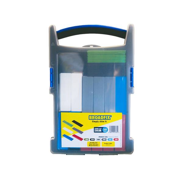Broadfix 13.5 in. L Multi-Colored Assorted Flat Shims (240-Pack)
