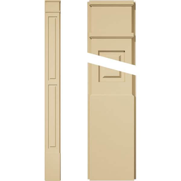 Ekena Millwork 2 in. D x 9 in. W x 102 in. L Primed Polyurethane Pilaster 1- Pack