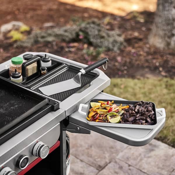 Weber Slate Griddle 4-Burner Natural Gas 36 in. Rust-Resistant