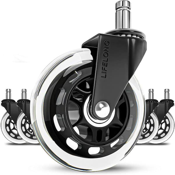 soft wheel casters for hardwood floors