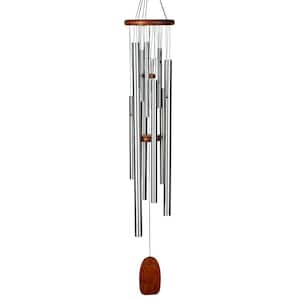 Signature Collection, Magical Mystery Chimes, 55 in. Space Odyssey Silver Wind Chime MMSO
