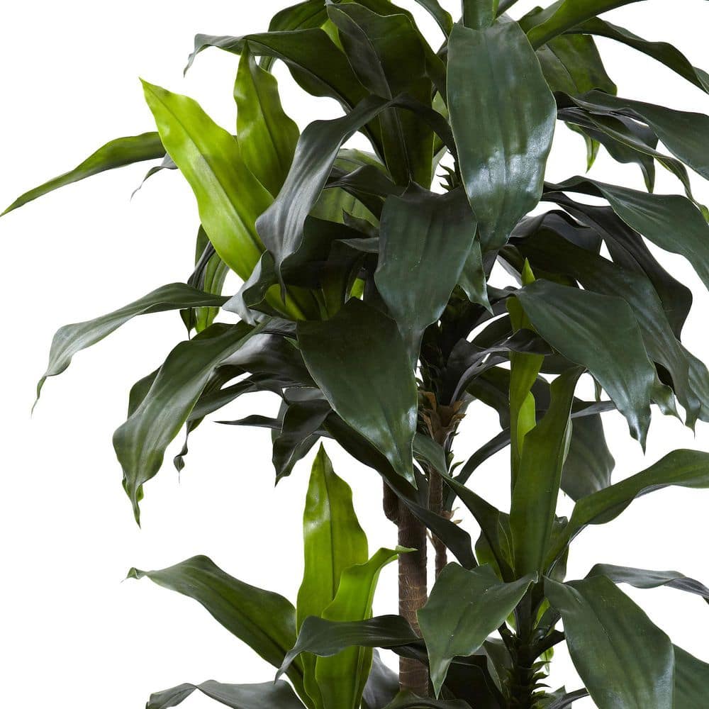 5-Foot Green Plastic Dracaena Plant with Lights