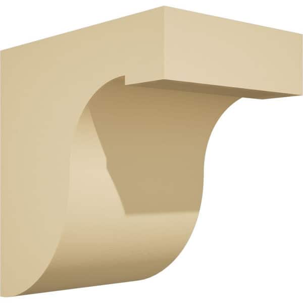 Ekena Millwork Del Monte 4 in. x 6 in. x 6 in. Polyurethane Corbel