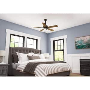Swanson 52 in. Integrated LED Indoor New Bronze Ceiling Fan