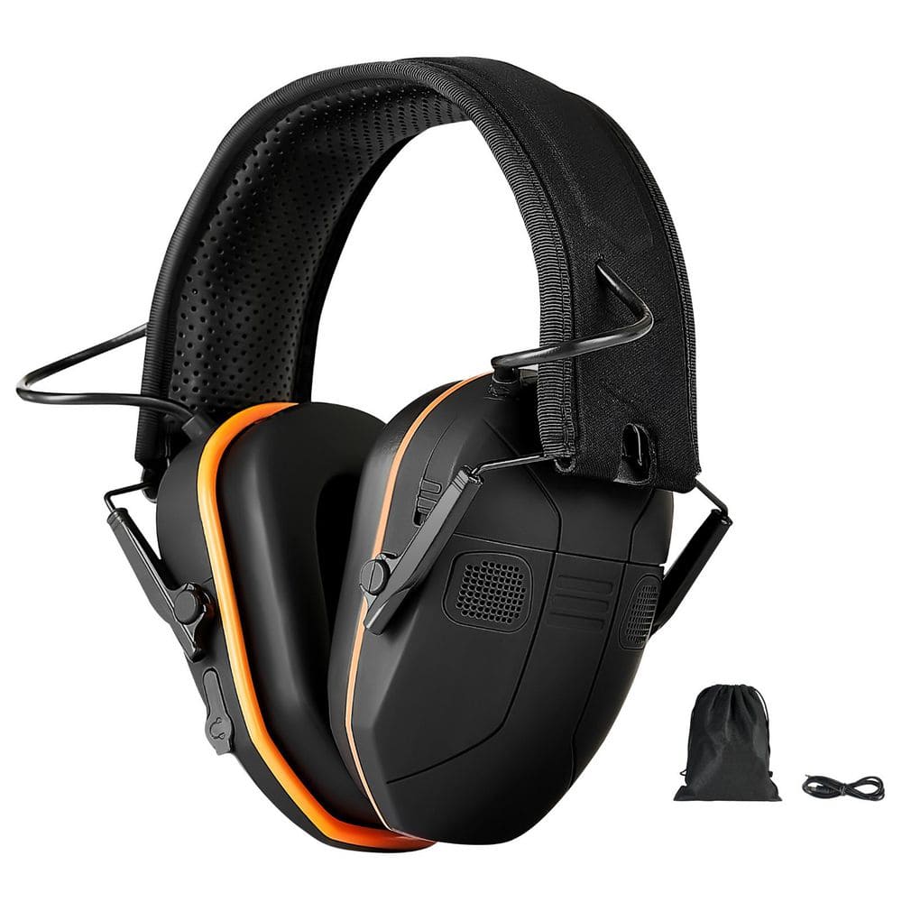 SKYSHALO Safety Earmuffs, Electronic Muffs with Sound Amplification & 5.3 Bluetooth Technology, Noise Reduction Headphone NRR23dB