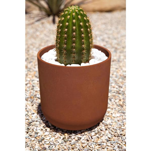 Patina Series 10 in. Kona Plastic Planter