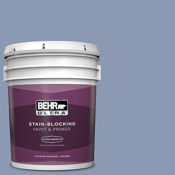 BEHR ULTRA 5 gal. #600F-5 Blueberry Buckle Extra Durable Eggshell Enamel Interior Paint & Primer