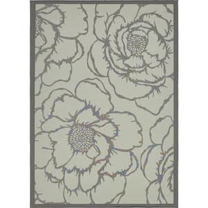 Outdoor Rose Gray 8' 0 x 11' 4 Area Rug
