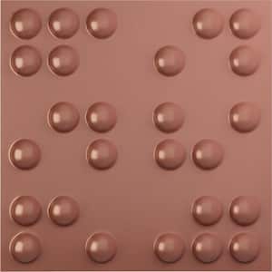 19-5/8''W x 19-5/8''H Emery EnduraWall Decorative 3D Wall Panel, Champagne Pink (Covers 2.67 Sq.Ft.)