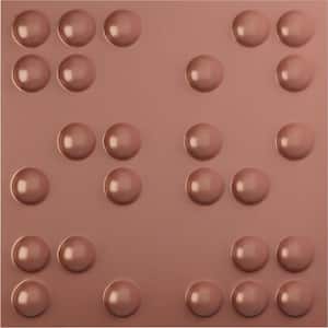19-5/8"W x 19-5/8"H Emery EnduraWall Decorative 3D Wall Panel, Champagne Pink (12-Pack for 32.04 Sq.Ft.)
