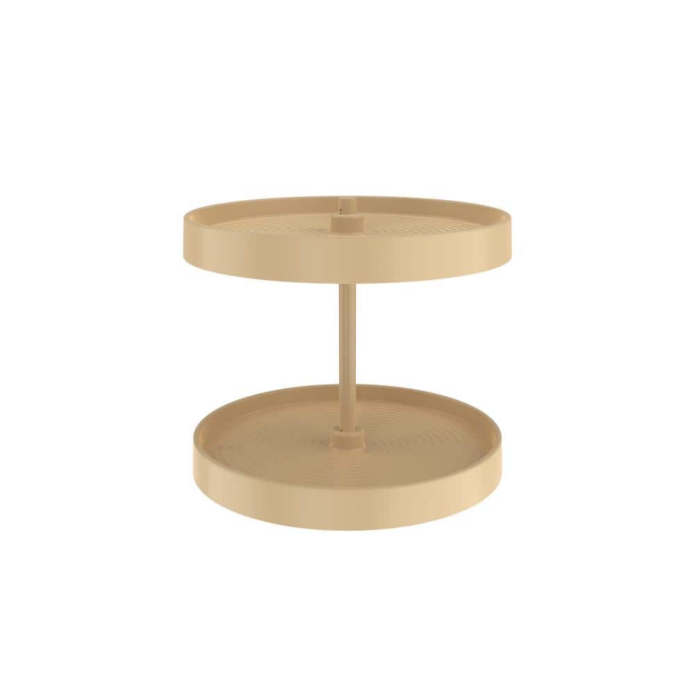 18 in Almond Polymer Full Circle Lazy Susan 2-Shelf price history on PriceWatchPro