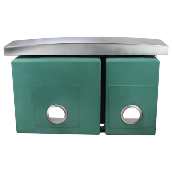 Diamond Farmhouse/Apron-Front Stainless Steel 36 in. 1-Hole Double Offset Bowl Kitchen Sink in Brushed Diamond Farmhouse/Apron-Front Stainless Steel 36 in. 1-Hole Double Offset Bowl Kitchen Sink in Brushed