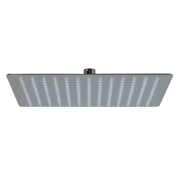 ALFI BRAND 1-Spray 12 in. Single Ceiling Mount Fixed Rain Shower Head in Polished Stainless Steel