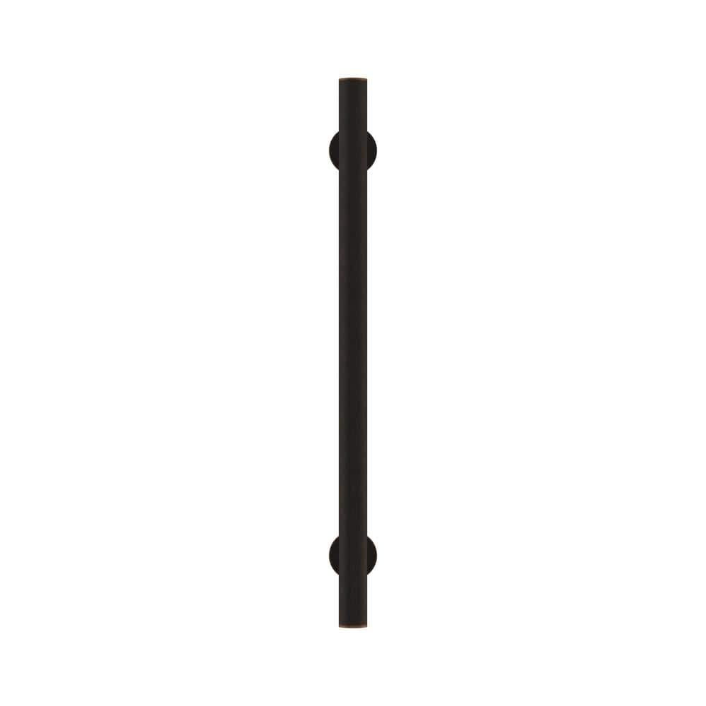 Modern Oil-Rubbed Bronze Bar Cabinet Pull with Mounting Hardware
