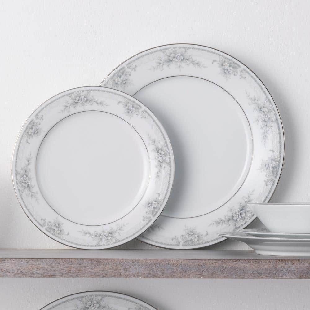 Sweet Leilani White Porcelain 5-Piece Place Setting