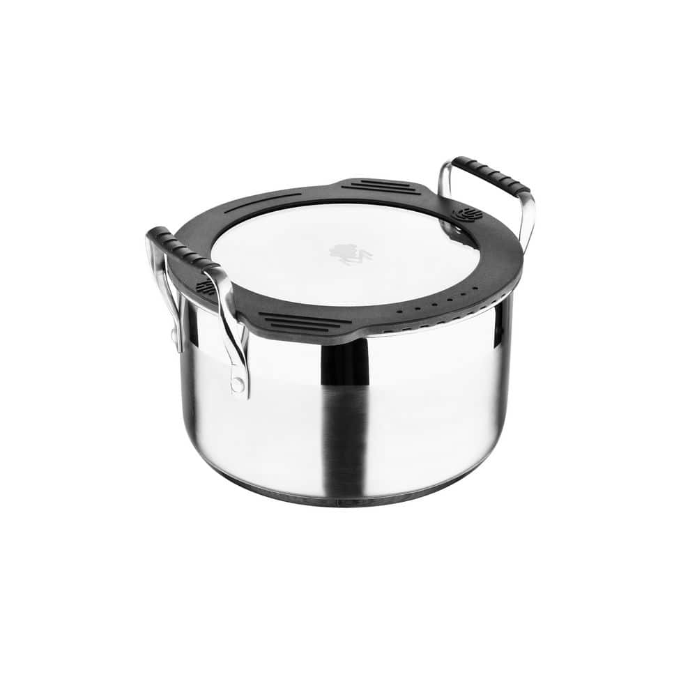 Taste of Home 8 qt Non-Stick Aluminum Stock Pot with Lid