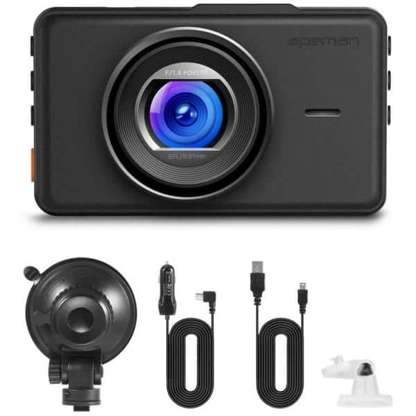 apeman 1080P FHD 3 Inch Car Camera 170° Wide Angle Dash Cam C450 - The Home Depot