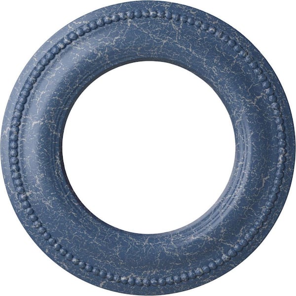 Ekena Millwork 3/4 in. x 13 in. x 13 in. Polyurethane Bradford Classic Ceiling Medallion, Americana Crackle