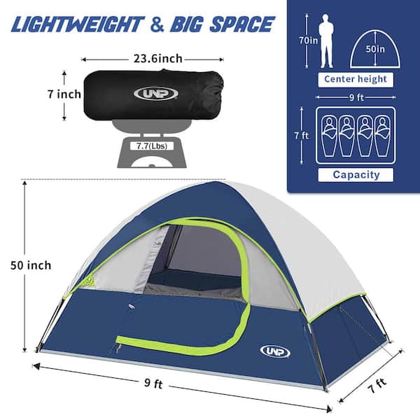 Coleman Sundome 6-Person Camping Tent 2206947 - The Home Depot