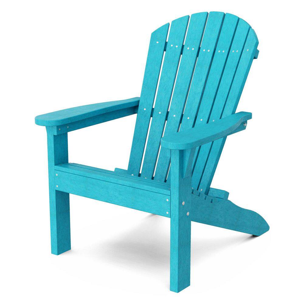 Heritage Aruba Blue HDPE Plastic Outdoor Sunset Adirondack Chair price history on PriceWatchPro