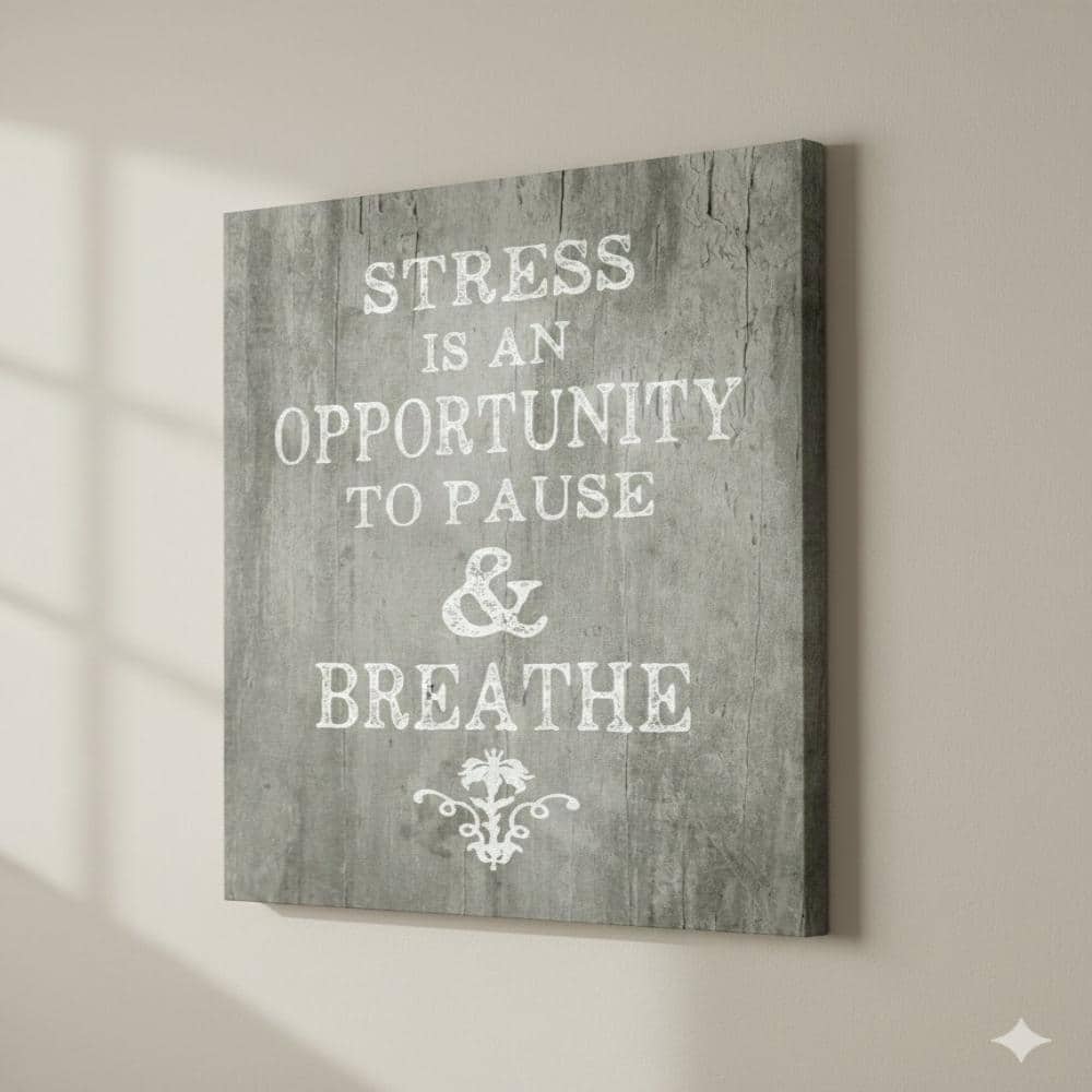 Stress is an Opportunity by Grotto Studios 1 Piece Unframed Canvas Drawing Print 18 in. x 24 in. price history on PriceWatchPro