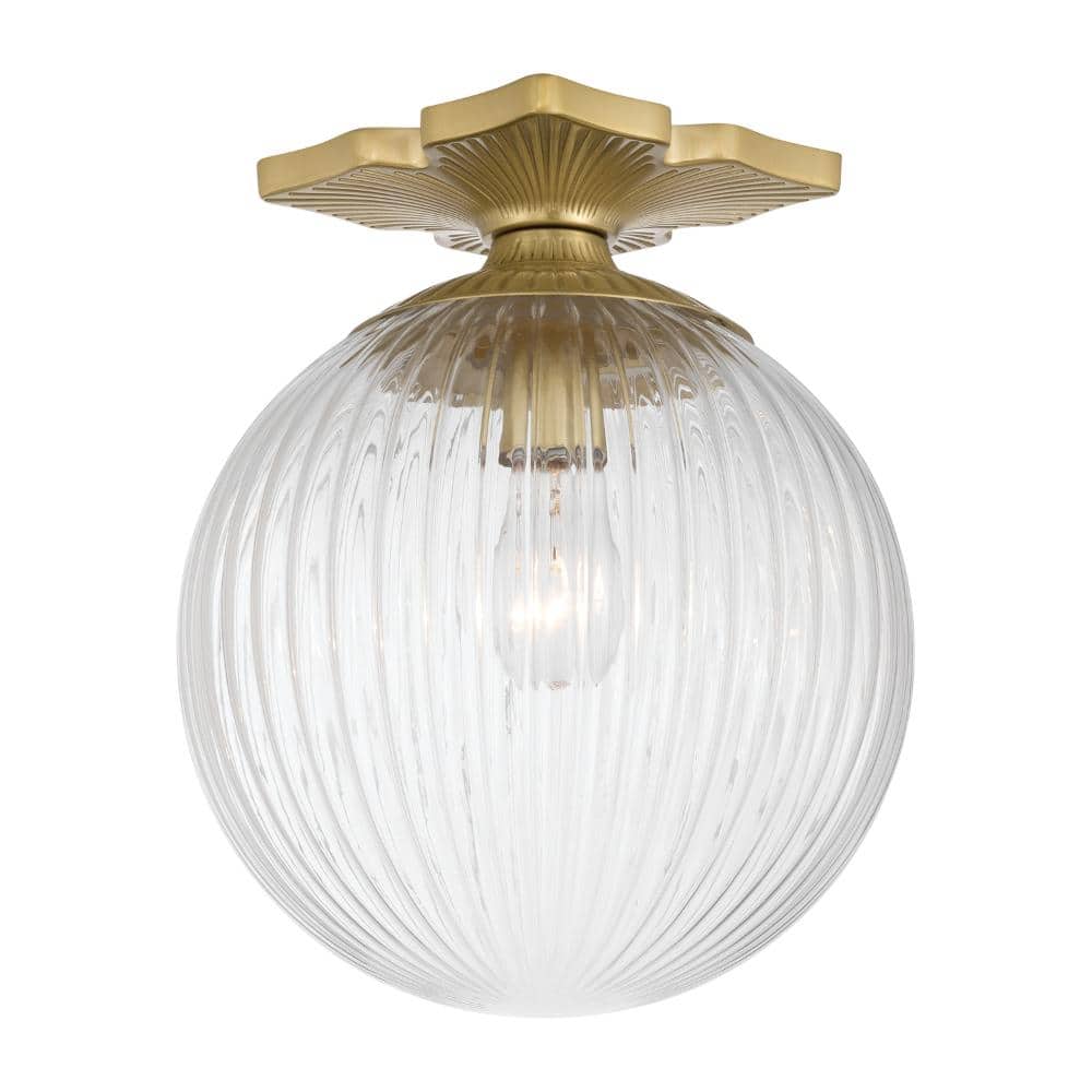 Orly 10'' Aged Brass Semi Flush Mount price history on PriceWatchPro