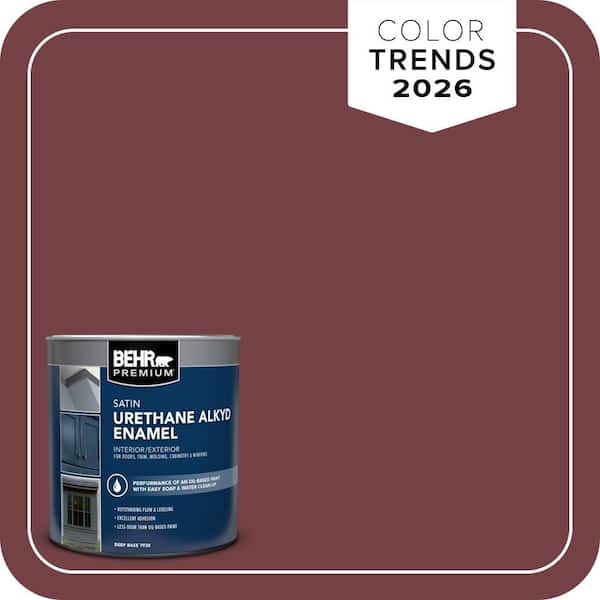 1 qt. #MQ1-15 Rumors Urethane Alkyd Satin Enamel Interior/Exterior Paint