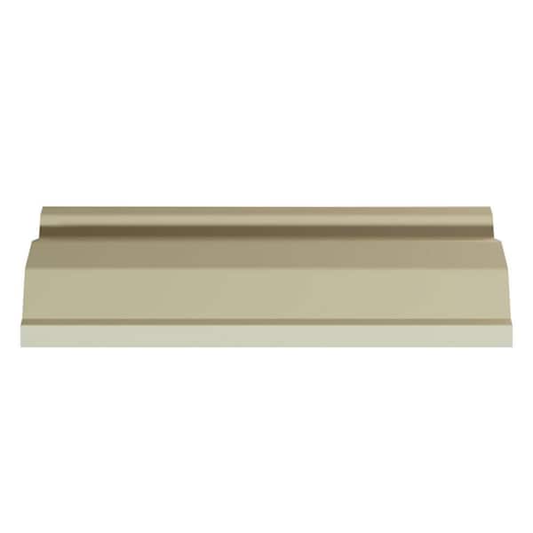 Ekena Millwork Leia 6 in. D x 8.125 in. W x 96 in. L Polyurethane Crown Moulding