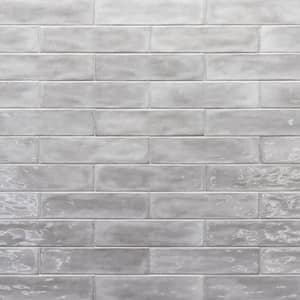 Rustico Gris 3 in. x 12 in. Glossy Ceramic Rectangular Wall Tile (10.763 sq. ft. /Case)
