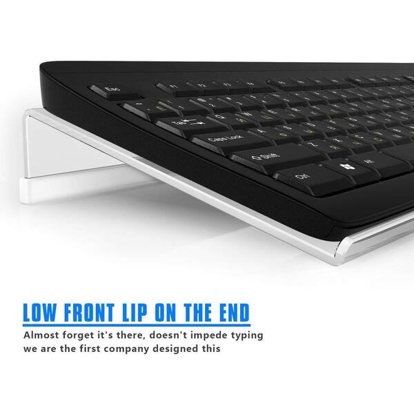 Keyboard Stand For Desk BEEGO Ergonomic Computer Keyboard Stand - Clear ...