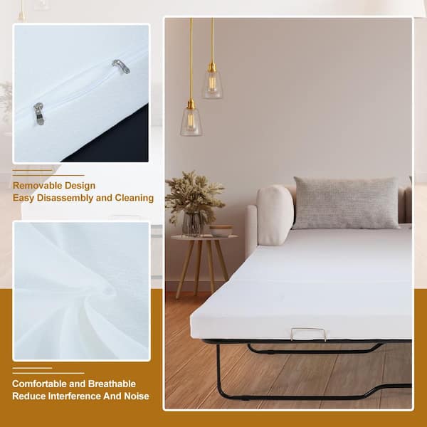BOZTIY Foldable Sofa Bed Replacement Mattress Memory Foam in