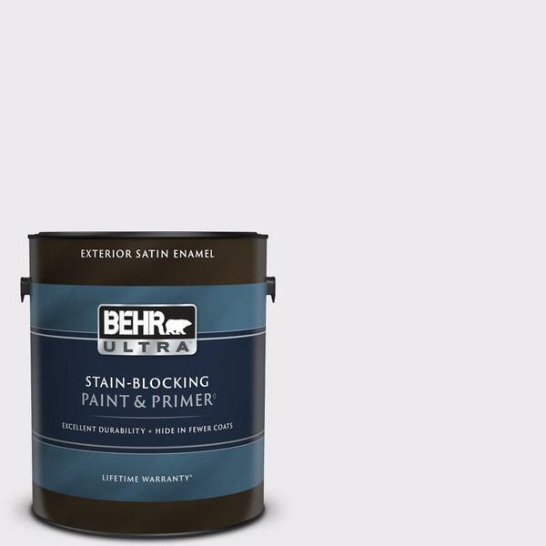 BEHR ULTRA 1 gal. #630A-1 Amethyst Cream Satin Enamel Exterior Paint & Primer