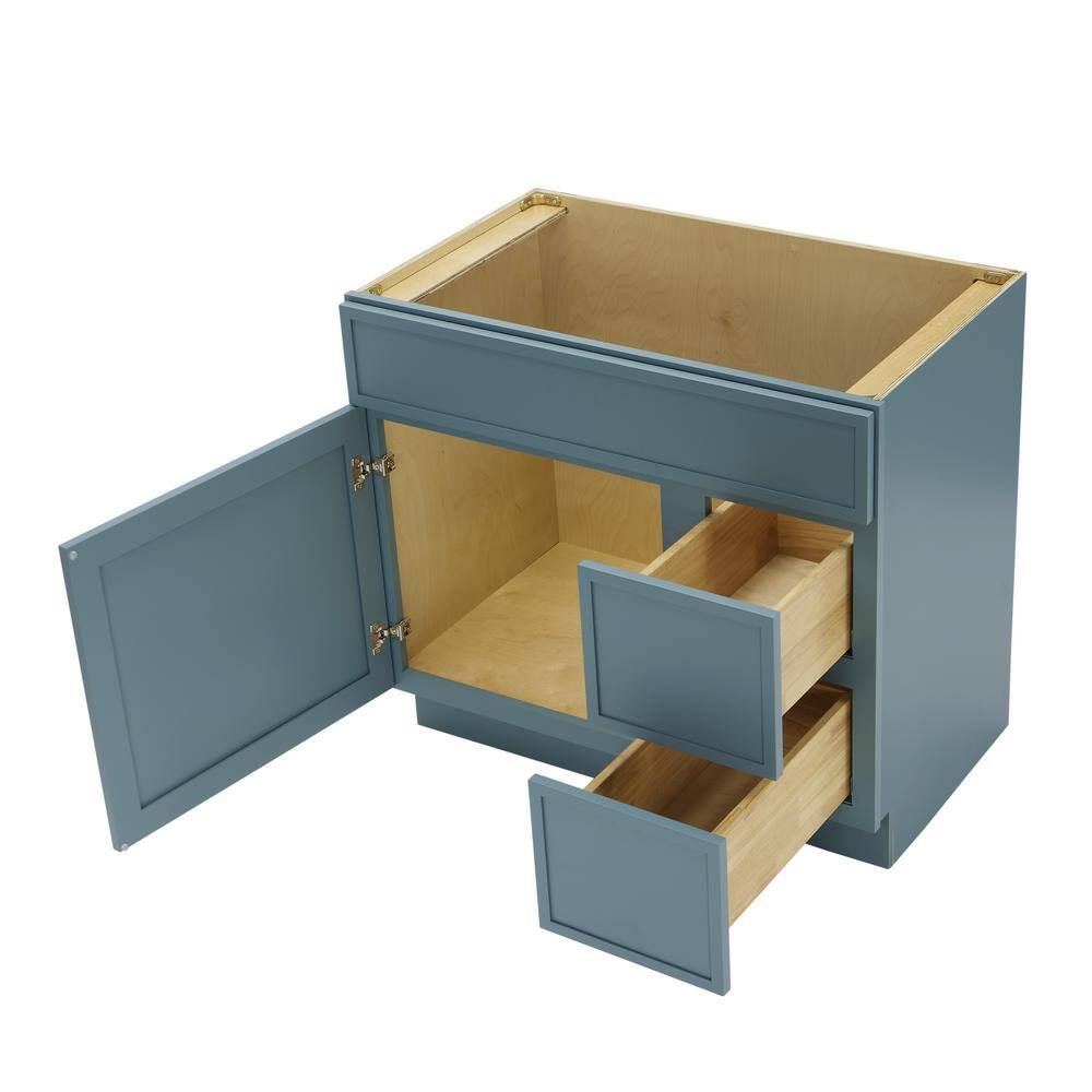 Sea Green 36" Single Freestanding Bathroom Vanity Base