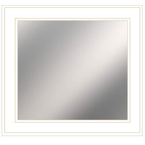 Unbranded 12 in. W x 15 in. H Rectangular Glass Framed Wall Mount Modern Decor Bathroom Vanity Mirror