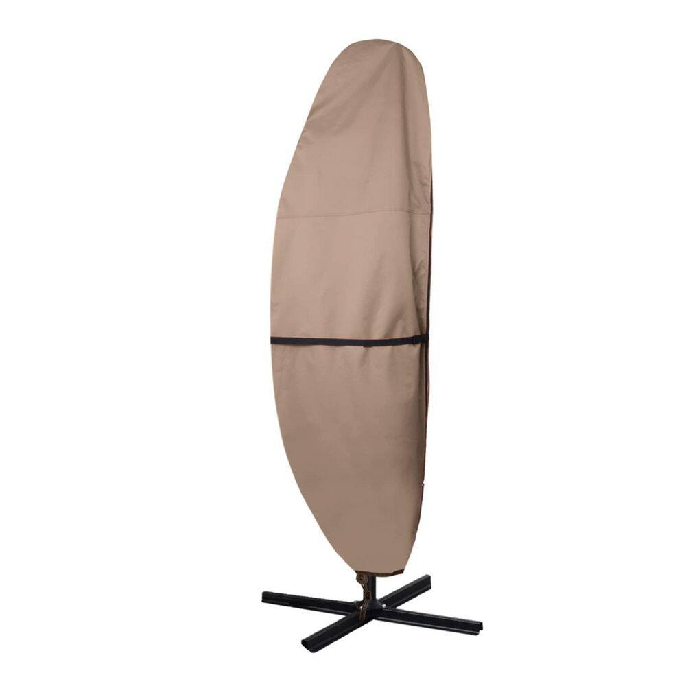 600D Waterproof Outdoor Offset Banana Style Umbrella Cover Fits Cantilever Offset Umbrella 7.5-11.5 ft. Black price history on PriceWatchPro