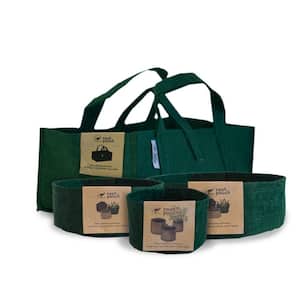 Green Fabric Planter Succulent Kit Forest (6-Pack Asst)