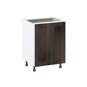 Lincoln Chestnut Solid Wood Assembled Sink Base Kitchen Cabinet with Full Height Door (24 in. W x 34.5 in. H x 24 in. D)