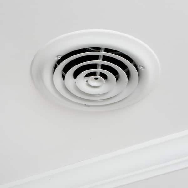 Everbilt 8 In Steel Round Diffuser, How To Change Round Ceiling Vents
