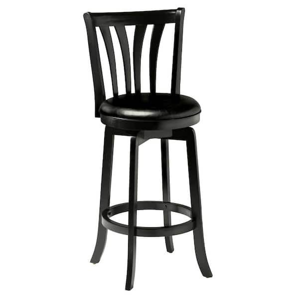 Hillsdale Furniture Savana Swivel Bar Stool in Black