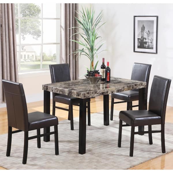 Faux Marble Rectangular Dining Table, Best Rectangular Dining Tables