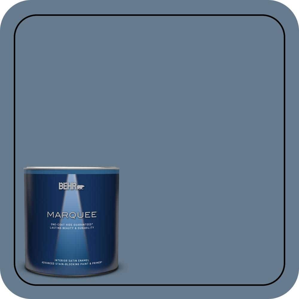1 qt. #S510-5 Skinny Jeans One-Coat Hide Satin Enamel Interior Paint & Primer price history on PriceWatchPro