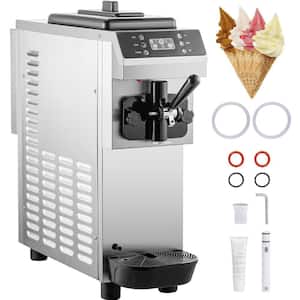 FrostCraft Single Flavor Ice Cream Machine - LCD Touch Screen Gelato Maker