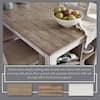 Signature DESIGN BY ASHLEY Skempton Casual White/Brown Wood 30 in. 4 Legs Dining Table Seats 4 D394-32