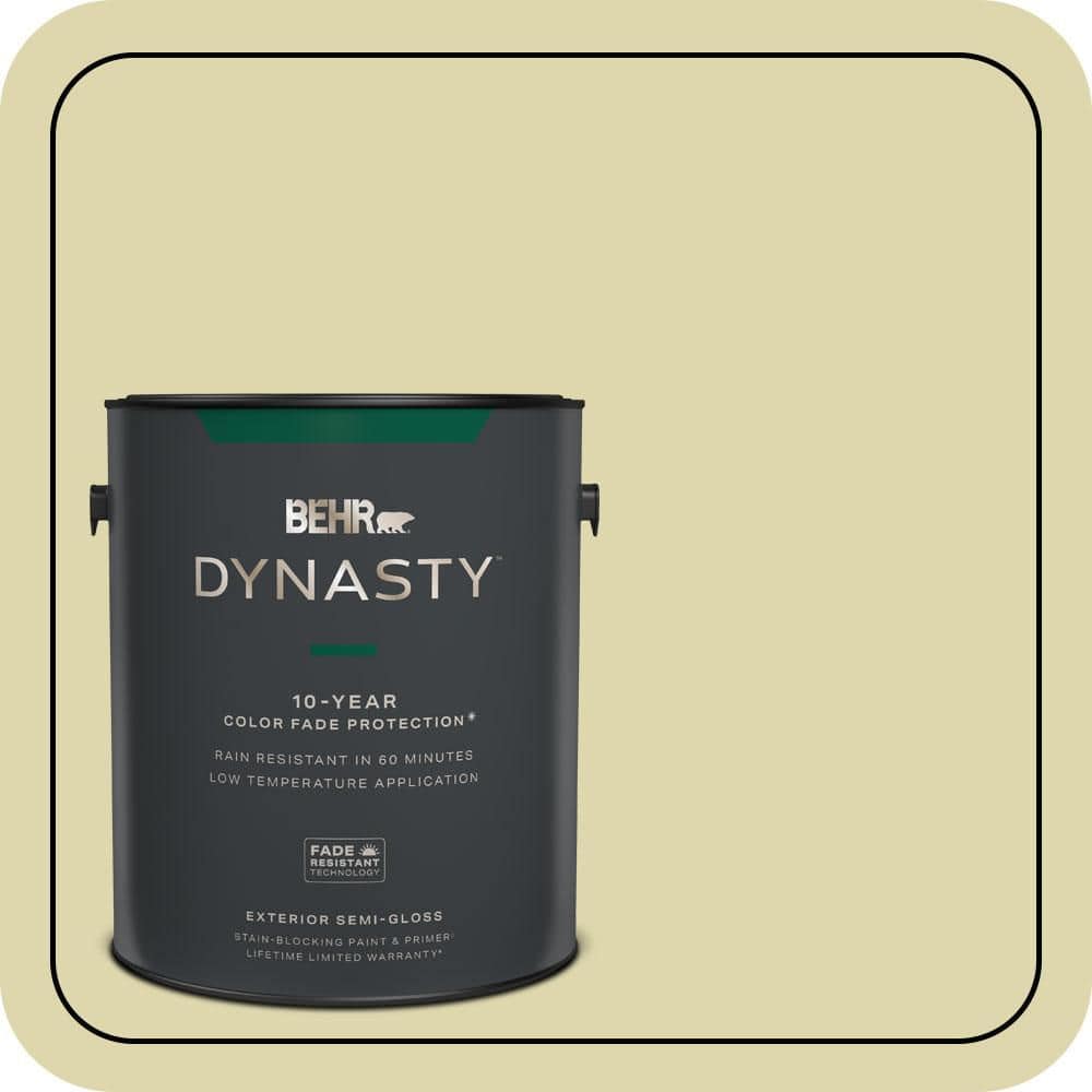 1 gal. #MQ4-40 Primitive Green Semi-Gloss Enamel Exterior Stain-Blocking Paint & Primer price history on PriceWatchPro