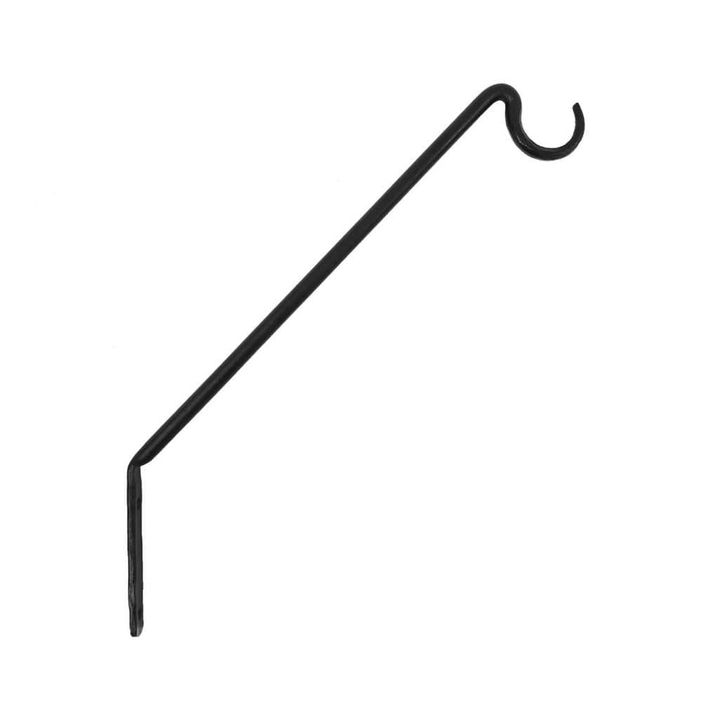 "15.5"" H Black Wrought Iron 45 Degrees Wall Mount Bracket, Powder Coated Finish, Home Accessory" price history on PriceWatchPro