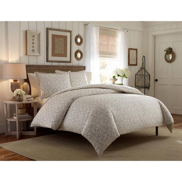 king duvet taupe