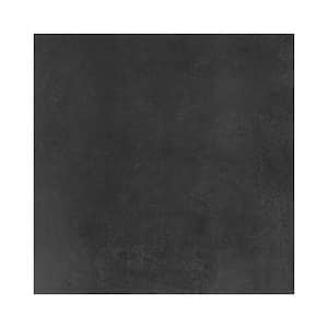 Black 24 in. x 24 in. Melange Italian Porcelain Tile Sample